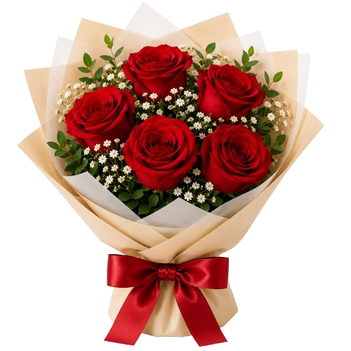 Buquê 6 Rosas