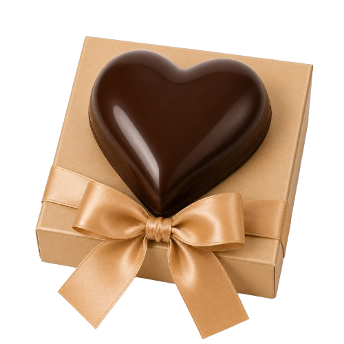 Coração de Chocolate Belga